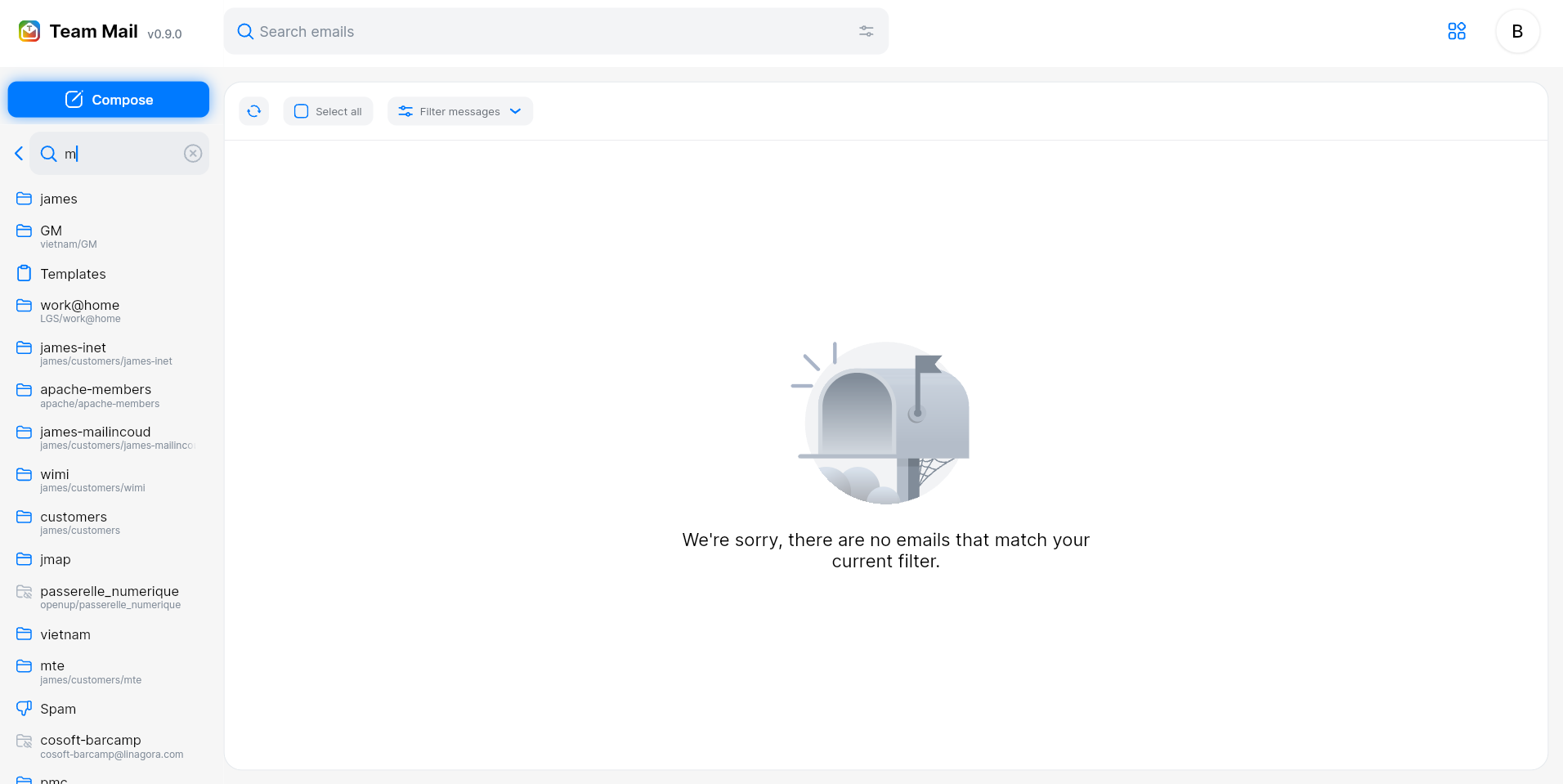 Folder search